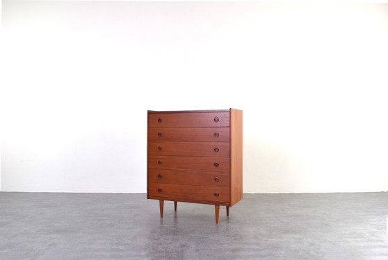 Image 1 of Mid-Century Danish Teak Chest of Drawers, 1960s.