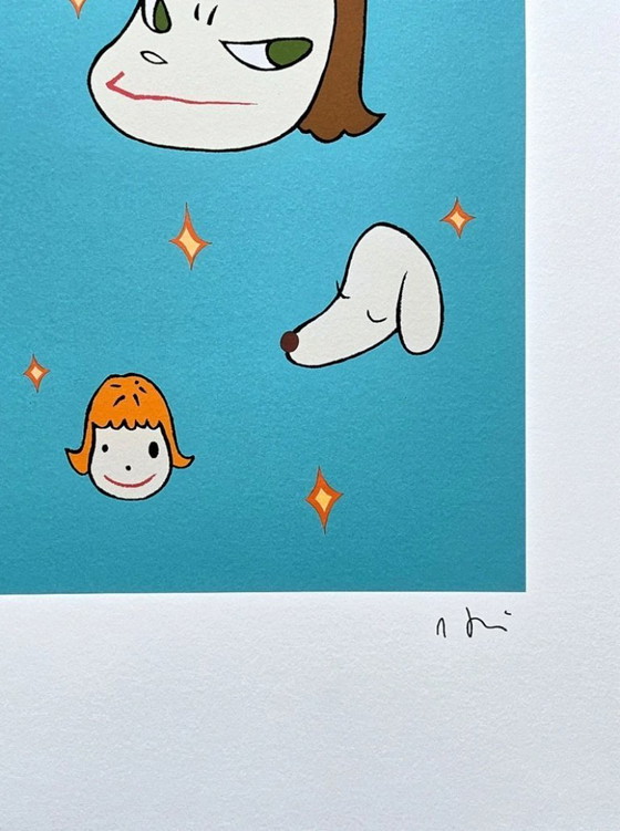 Image 1 of D'après Nara Yoshitomo, Île des Étoiles, années 1990, lithographie en édition limitée