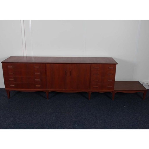 Large vintage wooden sideboard from the 1960s