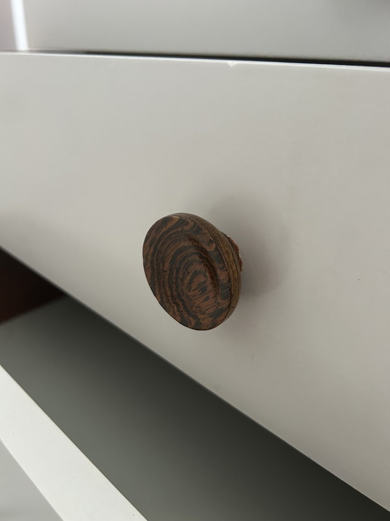 Image 1 of Set vintage nachtkastjes wenge hout