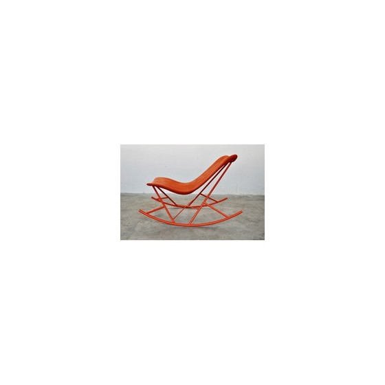 Image 1 of Vintage metal and polyurethane rocking chair by Sintesi, Italy 2010