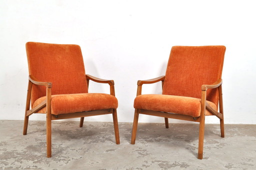 Ensemble de fauteuils Jiri Jiroutek 1960
