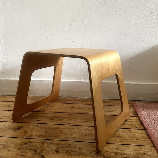 Vintage houten krukjes IKEA Lisa Norinder set van 4 Zweeds design jaren 90