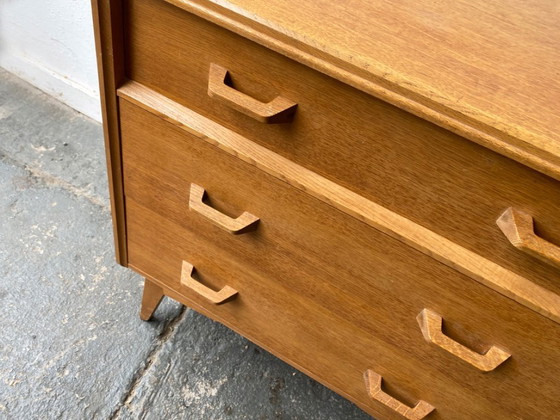 Image 1 of Cómoda de roble 'Brandon' de Gomme, mediados de siglo, años 50, plano G / E