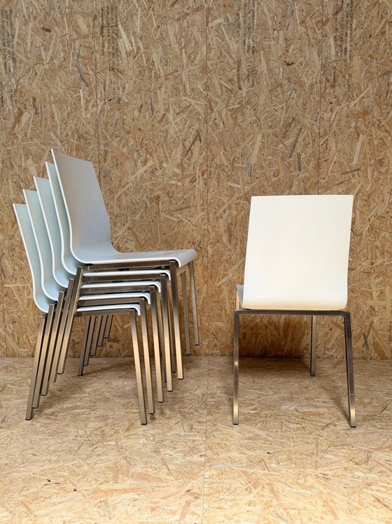 Image 1 of 6 chaises Pedrali Kuadra