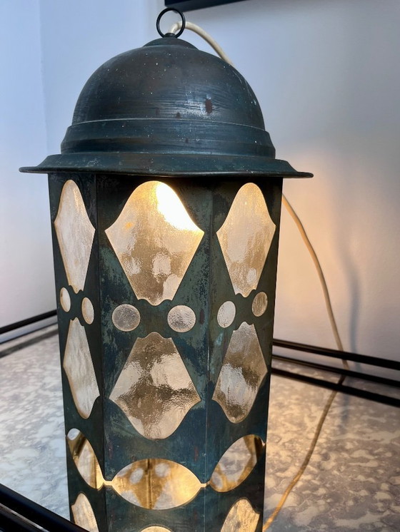 Image 1 of Art Deco / Amsterdam School hall lamp