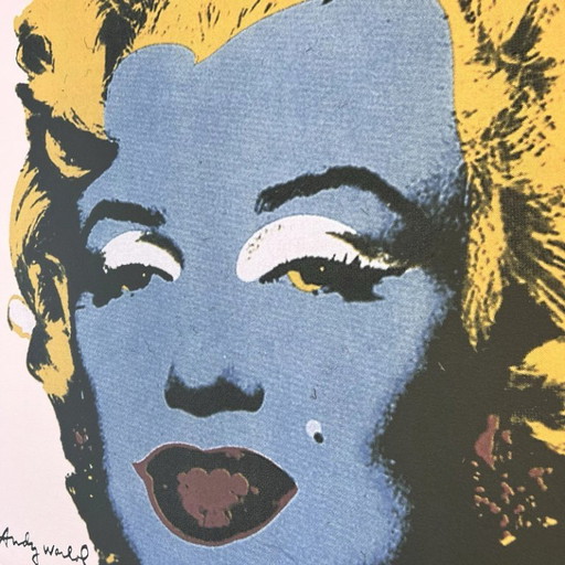 Litografía "Marilyn Monroe" del Museo de Arte Carnegie de 1986, basada en Andy Warhol