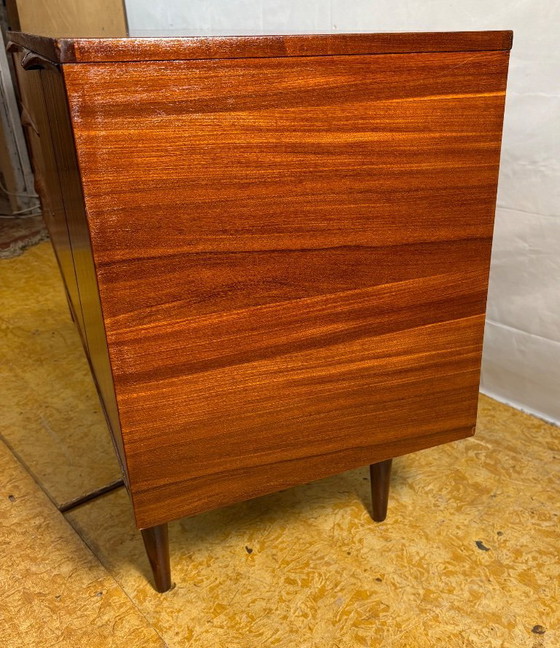 Image 1 of Mid Century Retro Teak Sideboard by Elliotts of Newbury Circa 1960  A stunning mid century modern sideboard