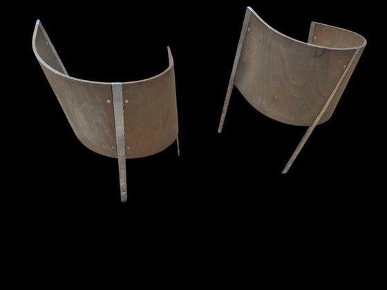 Image 1 of Pair of armchairs by Paolo Pallucco & Mireille Rivier, 1988, Italy