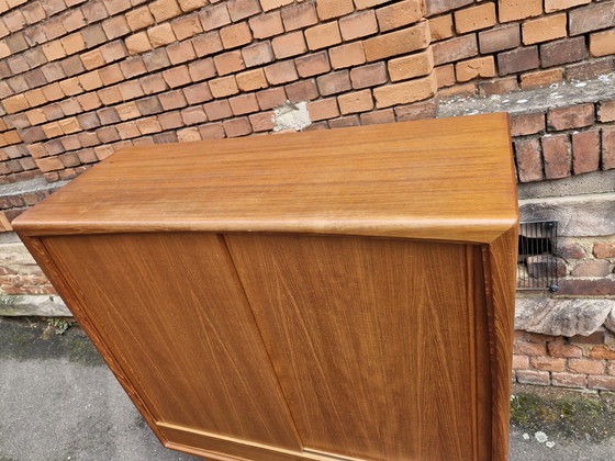 Image 1 of Axel Christensen Teak Highboard Aco Møbler Danish Mid Century Design Sideboard Kommode Schrank Credenza 60Er Vintage Retro