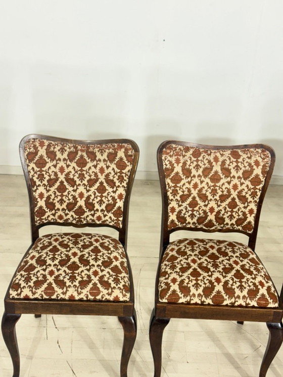 Image 1 of Lot de 4 très belles chaises Chippendale, chaises de salle à manger, chaises de cuisine, chaise de salle à manger vintage