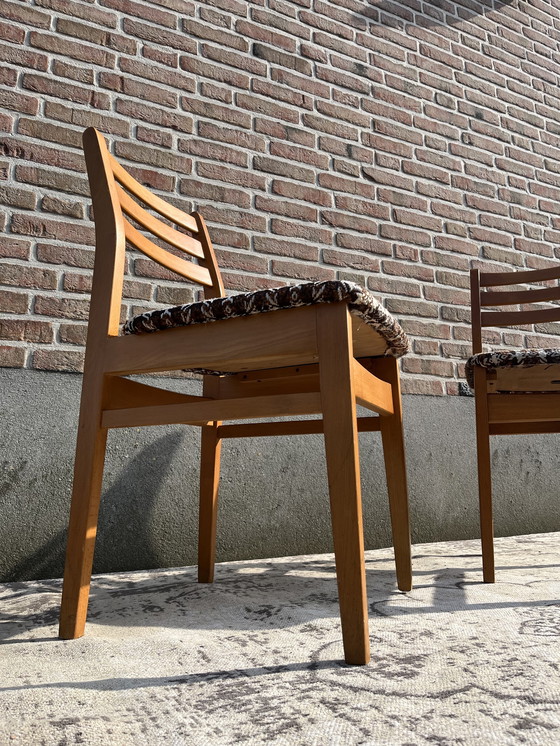 Image 1 of Two Vintage Mid - Century Centa Chairs.