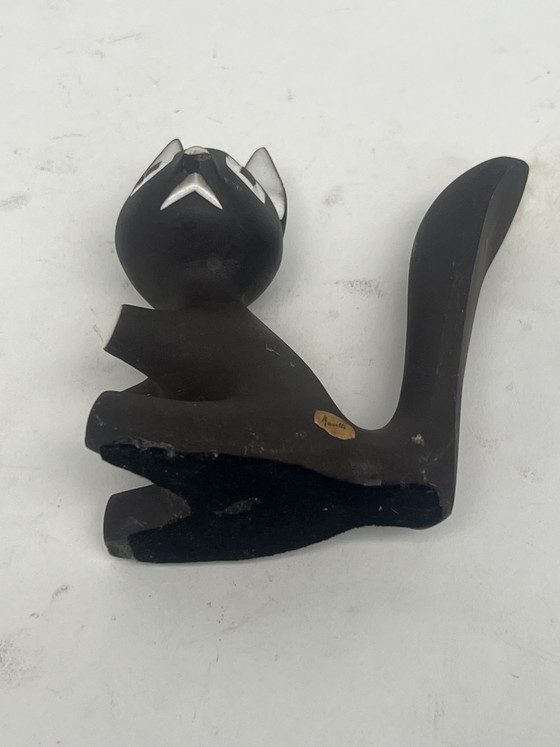 Image 1 of Seltene Katzenfigur von Jaap Ravelli, 1950