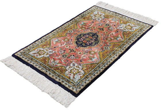 Image 1 of Original Echte Reine Seide Hereke 125 X 78 Cm Top Zustand