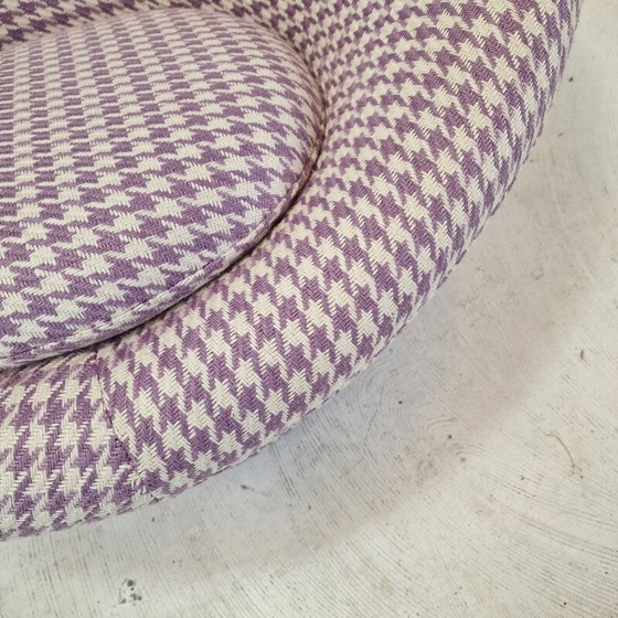 Image 1 of Vintage fabric armchair and ottoman by Pierre Paulin for Artifort, 1960s