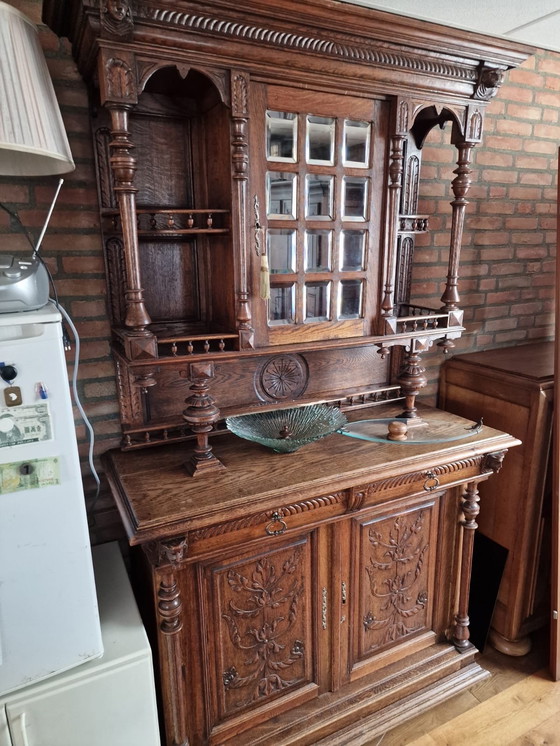 Image 1 of Antique French Buffet Cupboard
