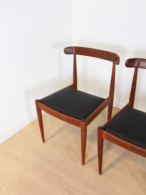 Vintage 4× Stoelen – Alfred Hendrickx Belform – Eetkamerstoelen, Wood (photo 8 of 12)