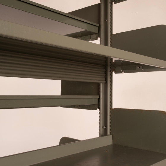Lips Vago Sistema di Scaffalature Metalliche Congresso Mid Century 1960 – Librerie, polished steel (photo 21 of 26)