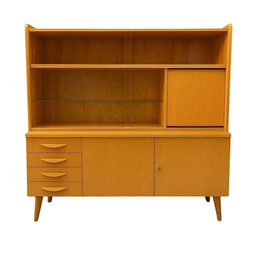Original 1960s Mid Century Highboard by František Jirák for Tatra Nábytok - Czechoslovakia