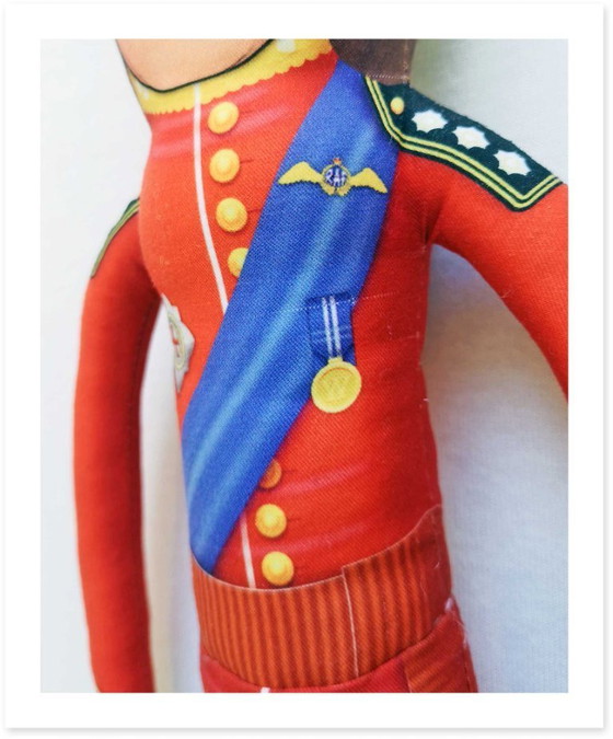 Image 1 of Prince William Art Doll Collectible | Prince William Gift | Royal Family Gift | British Royal Decor