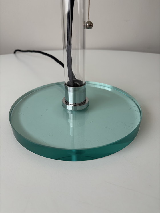 Image 1 of Lampe de bureau Bauhaus metalarte Italiaanse Wilhelm Wagenfeld 