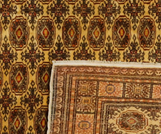 Image 1 of Large Vintage Kayseri Rug – Fine Handknotted Turkish Wool Carpet With Dense Geometric Pattern 354 x 244 cm