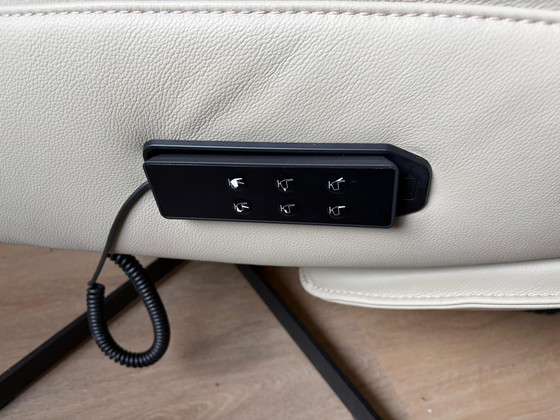 Image 1 of Poltrona da ufficio Prominent Vecchio Stand-up di lusso, come nuova, interamente in pelle, 3 motori e batteria