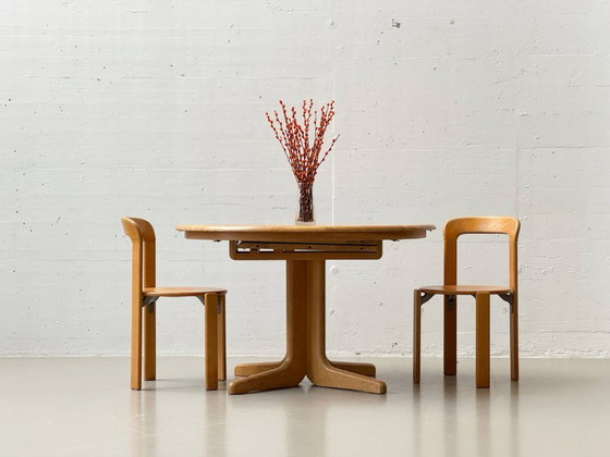 Image 1 of Mesa de comedor extensible de roble de Creation Suisse, años 70