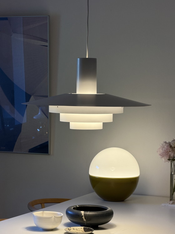 Image 1 of Lampe à suspension design danois Fog & Mørup modèle Karlebo pour Poulsen