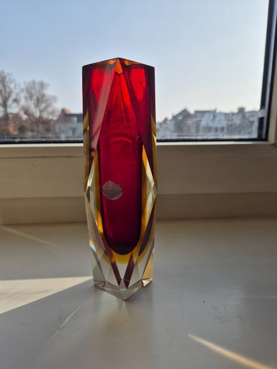 Image 1 of murano vaas flavio poli 1960