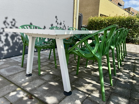 Mesa de la colección Plein Air Extremis Marina en color blanco roto, 335 cm. – Conjuntos de jardín, Polyester (photo 8 of 15)