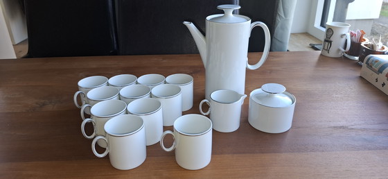 Image 1 of Serie "Medaillon" de Thomas Germany con borde plateado