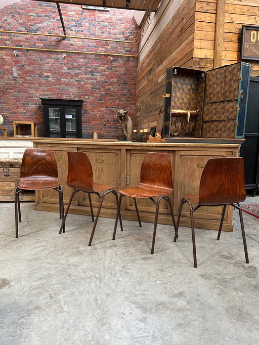 Suite Of 4 Pagwood Chairs From Pagholz Flötotto