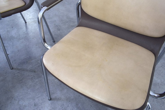 Chaises allemandes vintage de Wilkhahn, années 1980, lot de 8. – Chaises de salle à manger, Chrome (photo 14 of 15)