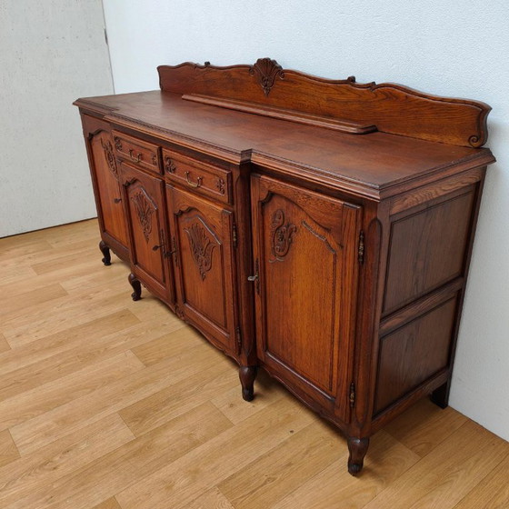 Buffet, commode, meuble mural de style Queen Anne – Buffet bas, Wood (photo 5 of 20)