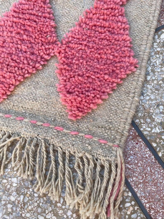 Handgemaakt wollen loper tapijt 400cm x 70cm – Vloerkleden en tapijten, Wool (photo 3 of 11)