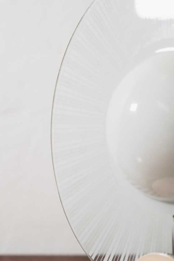 Image 1 of Vintage 1980s Postmodern Glass Design Lamp