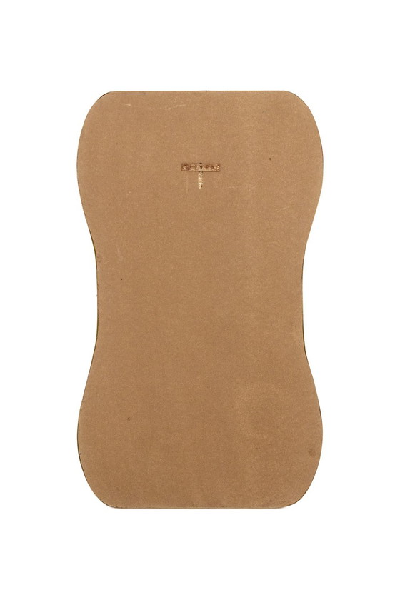 Image 1 of Pair of Mirrors in the Taste of Gio Ponti. Circa 1970.