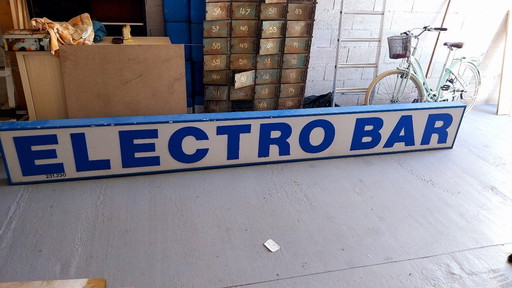 Insegna da bar molto grande degli anni '60