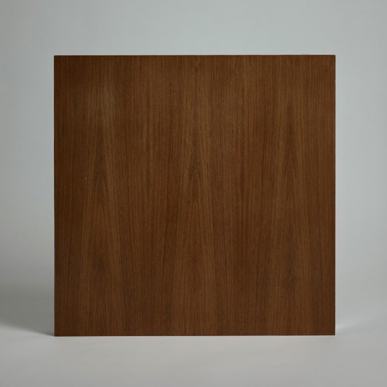 Vroege Florence Knoll Bijzettafel voor Knoll International, Teak en Chroom, c. 1960 – Metal, Wood (photo 3 of 15)