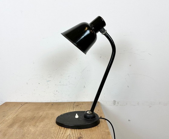 Image 1 of Vintage Black Table Lamp by Christian Dell for BUR Bunte & Remmler, 1930s