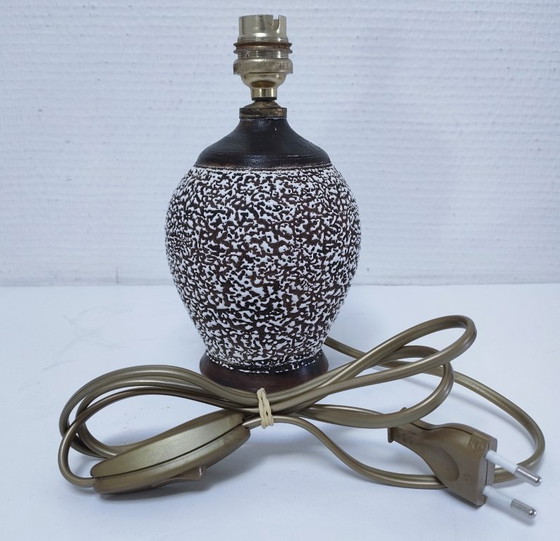 Image 1 of keramische lamp in de stijl van Louis Dage Jean Besnard, jaren 30