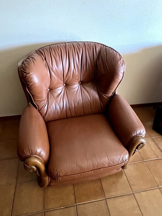 Image 1 of Set divano e poltrone ( 3 ) Vintage in pelle