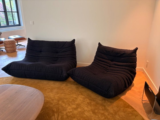 Image 1 of Vintage Togo Ligne Roset reupholstered in Raf Simons fabric