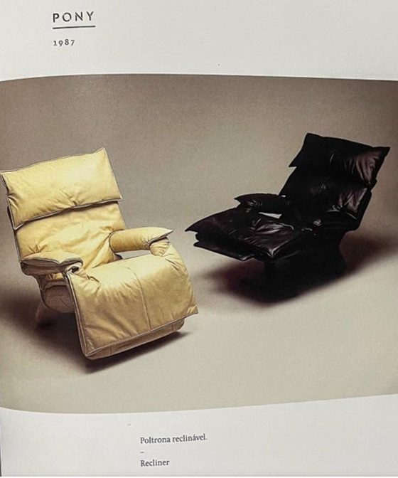 Image 1 of Brasilianischer moderner Liegesessel "Pony" von Percival Lafer, 1980er Jahre