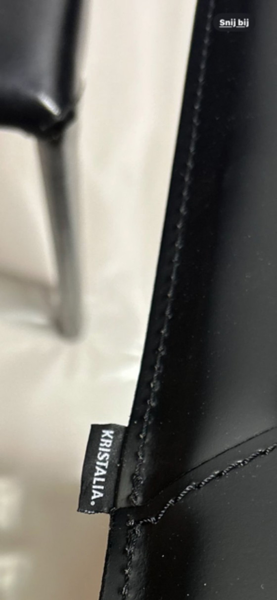 Image 1 of 4 X Kristalia Designer Stühle Sattelleder