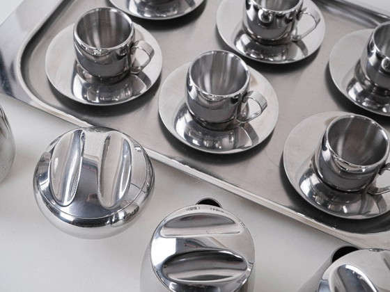 Image 1 of Servizio da caffè e tè, design italiano, anni '80, prodotto in Italia