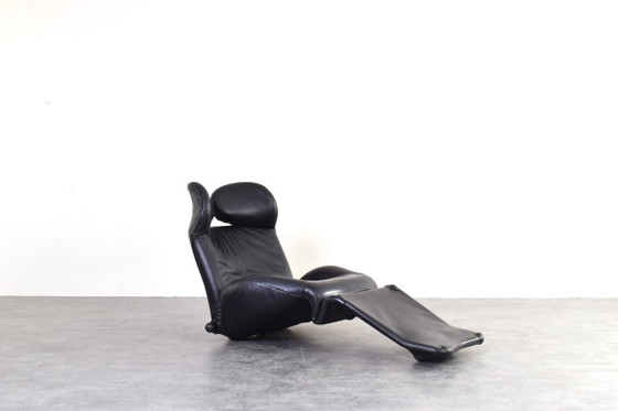 Wink leren stoel van Toshiyuki Kita voor Cassina, jaren 80. – Fauteuils, Plastic, Leather (photo 2 of 18)