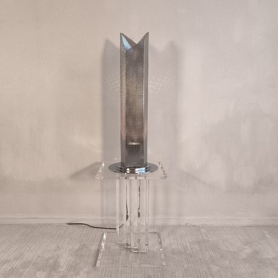 Image 1 of ✨🏙️💎 Postmodern "Skyscraper" Lamp – Italy, 1980s 💎🏙️✨
