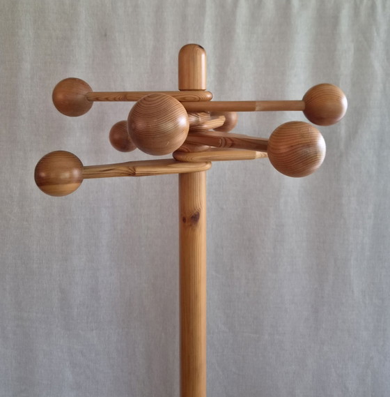 Portemanteau Vintage en Pin Space Age "Sputnik" – Portemanteaux, Bois (photo 11 of 12)